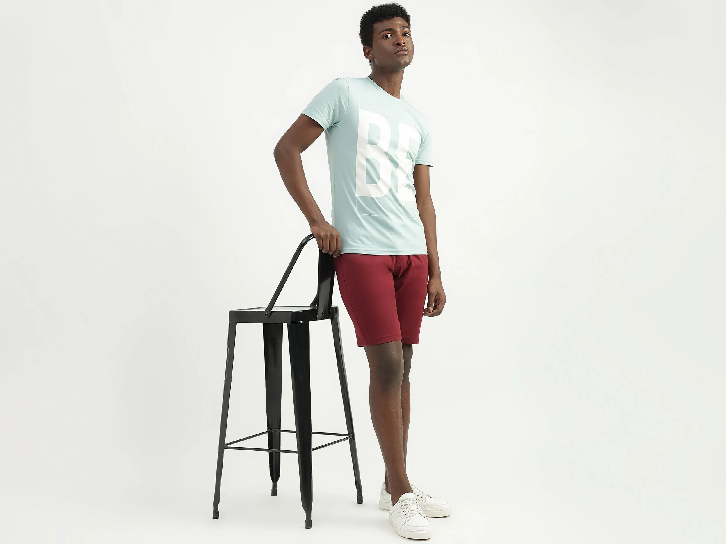 Cotton Printed Round Neck Mens T-shirts