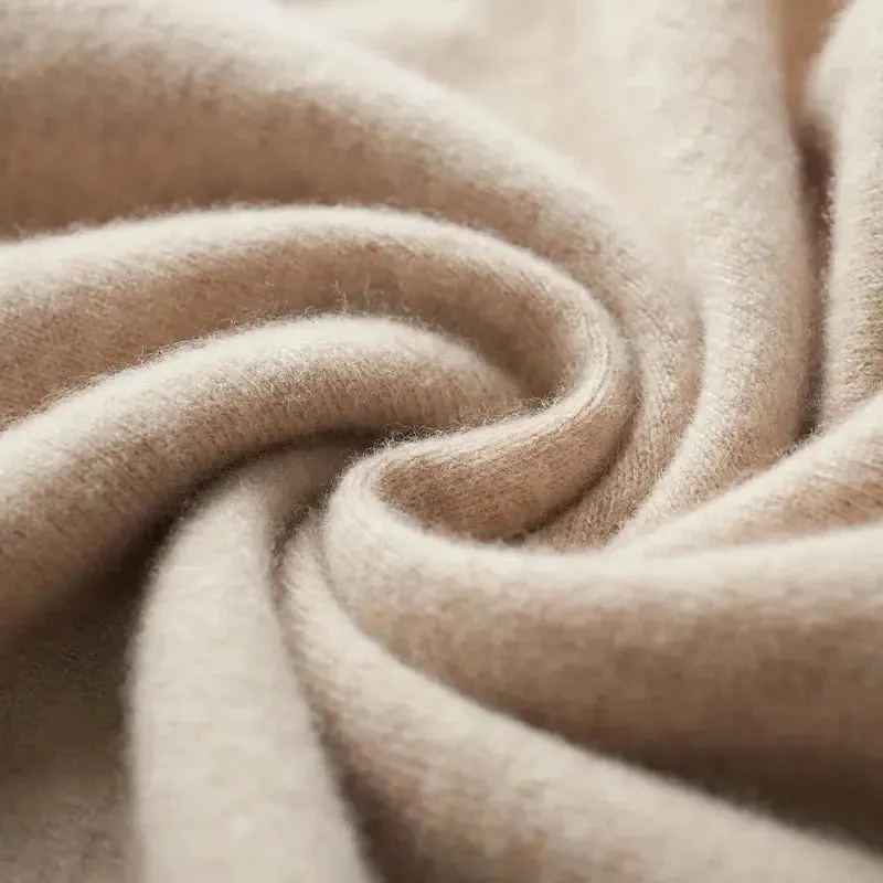 CozyKnit Cashmere Polo Sweater