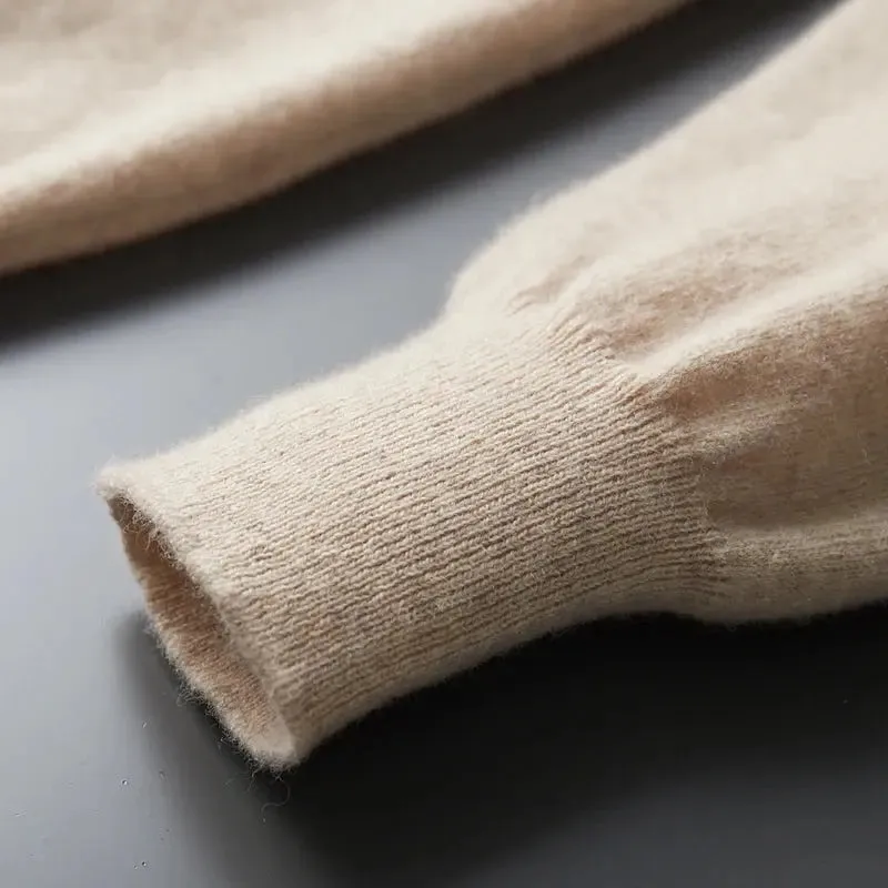 CozyKnit Cashmere Polo Sweater
