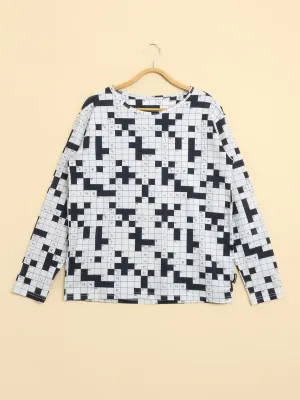 Crossword Long Sleeve T-shirt Dames