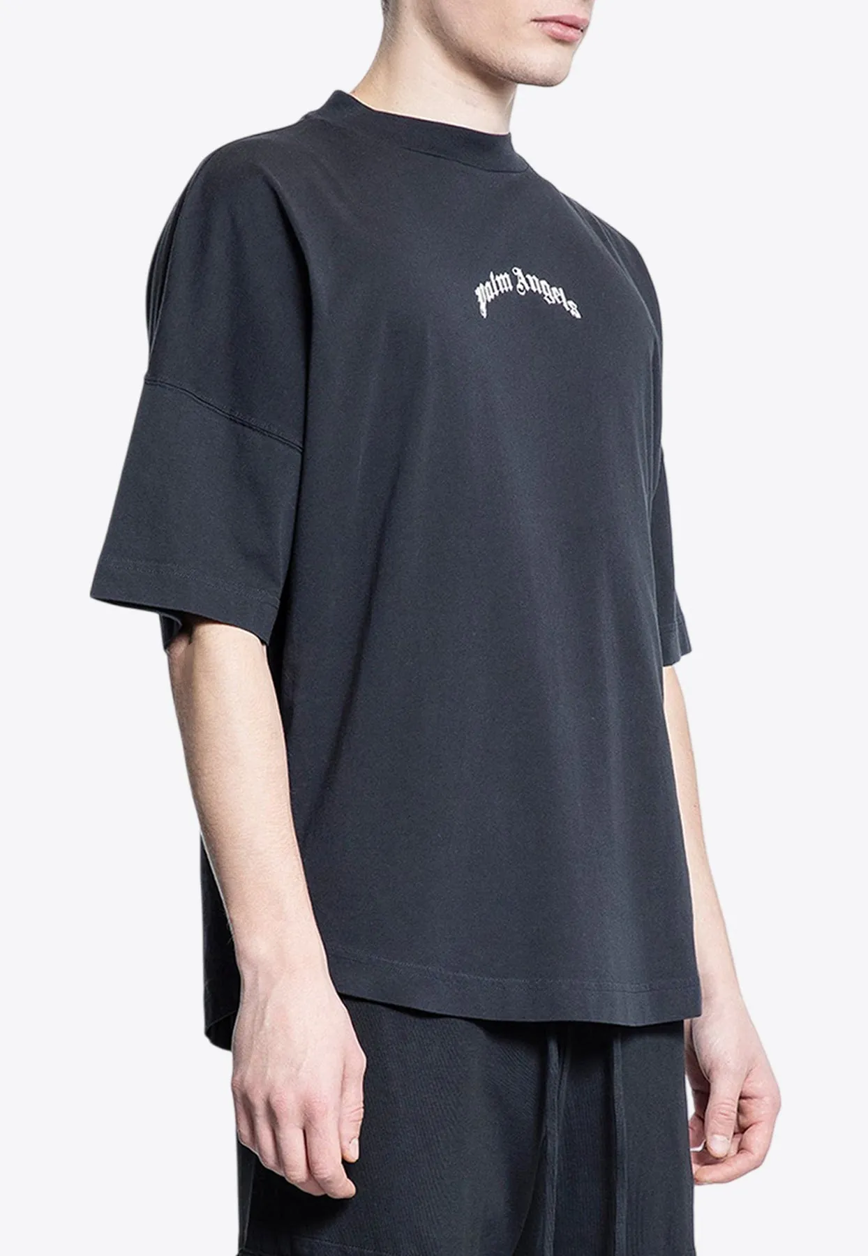 Curved Logo Oversized T-shirt