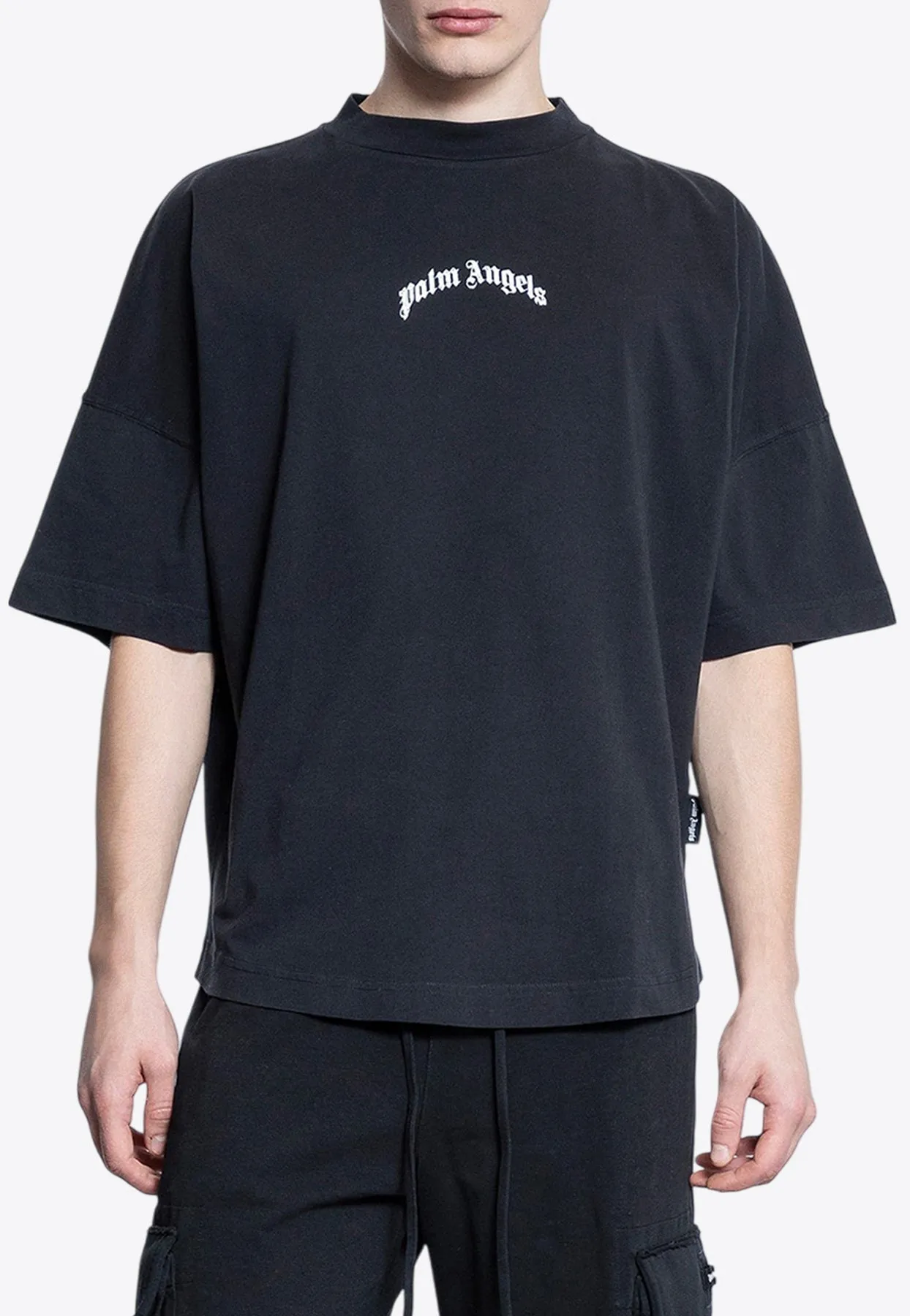 Curved Logo Oversized T-shirt