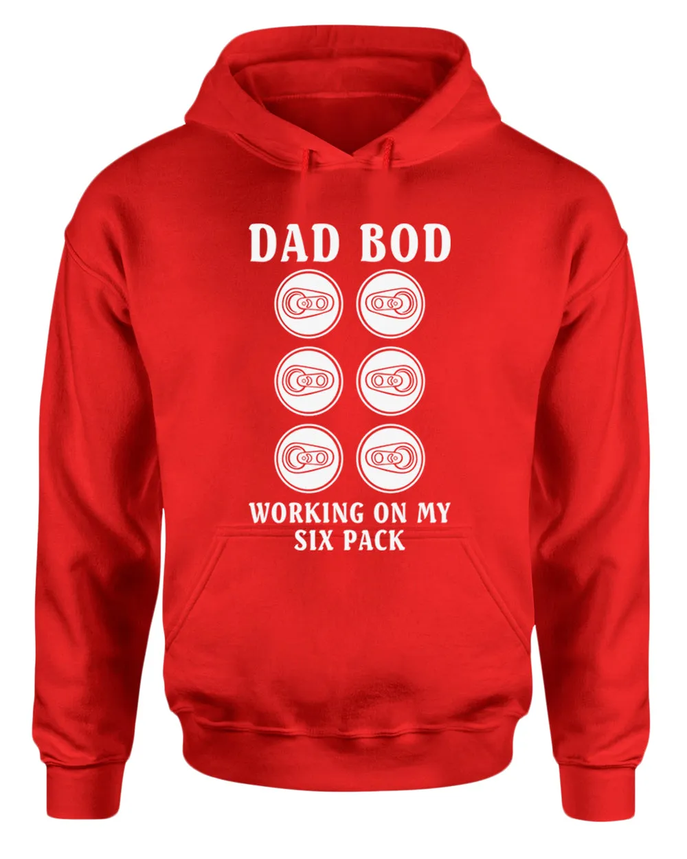 Dad bod working on my six pack hoodie