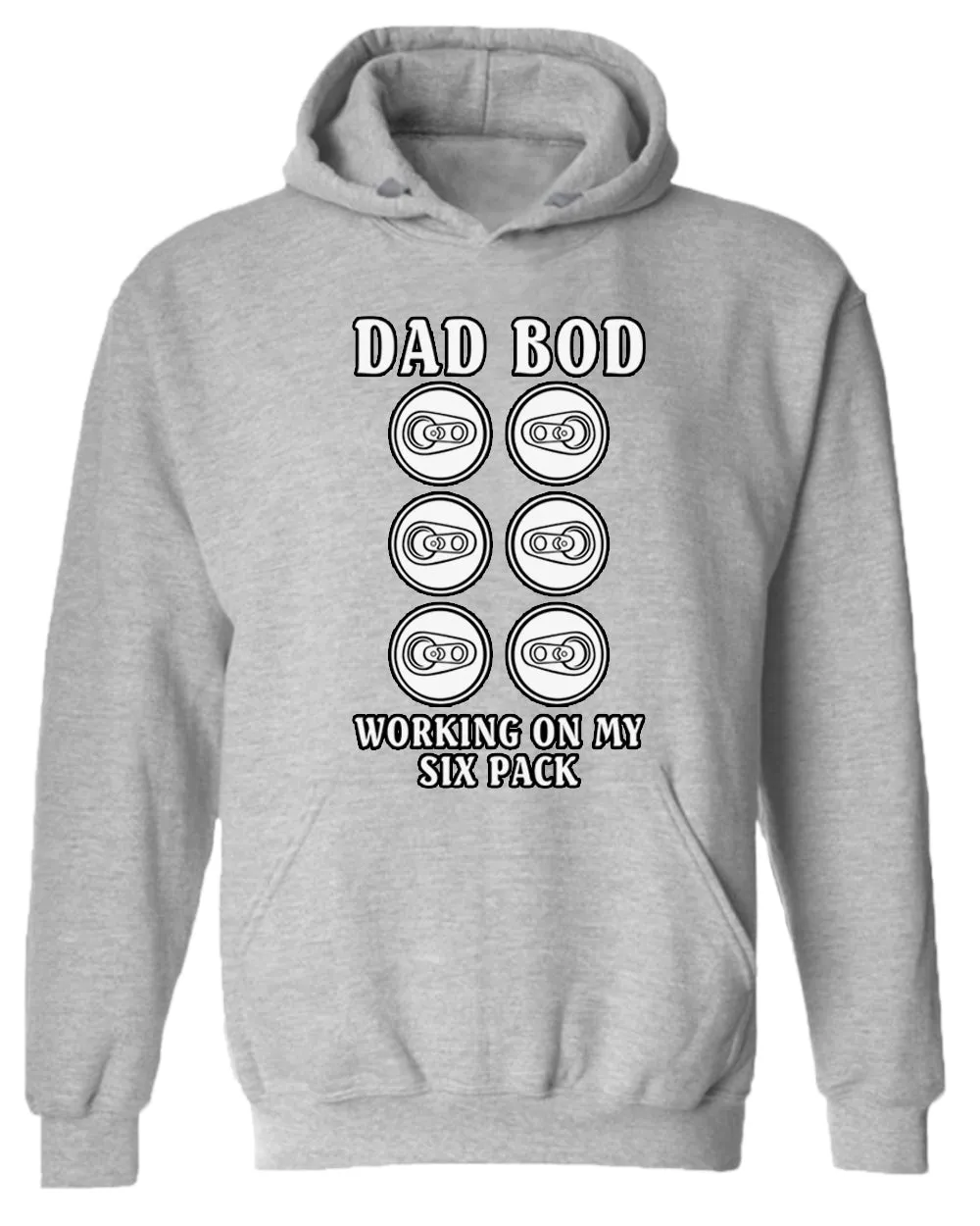 Dad bod working on my six pack hoodie