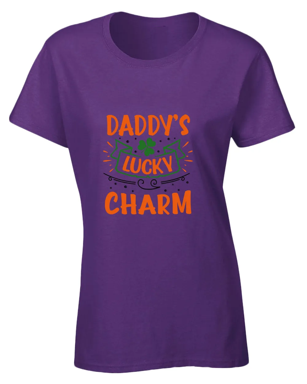 Daddy's lucky charm t-shirt women st patrick's day t-shirt