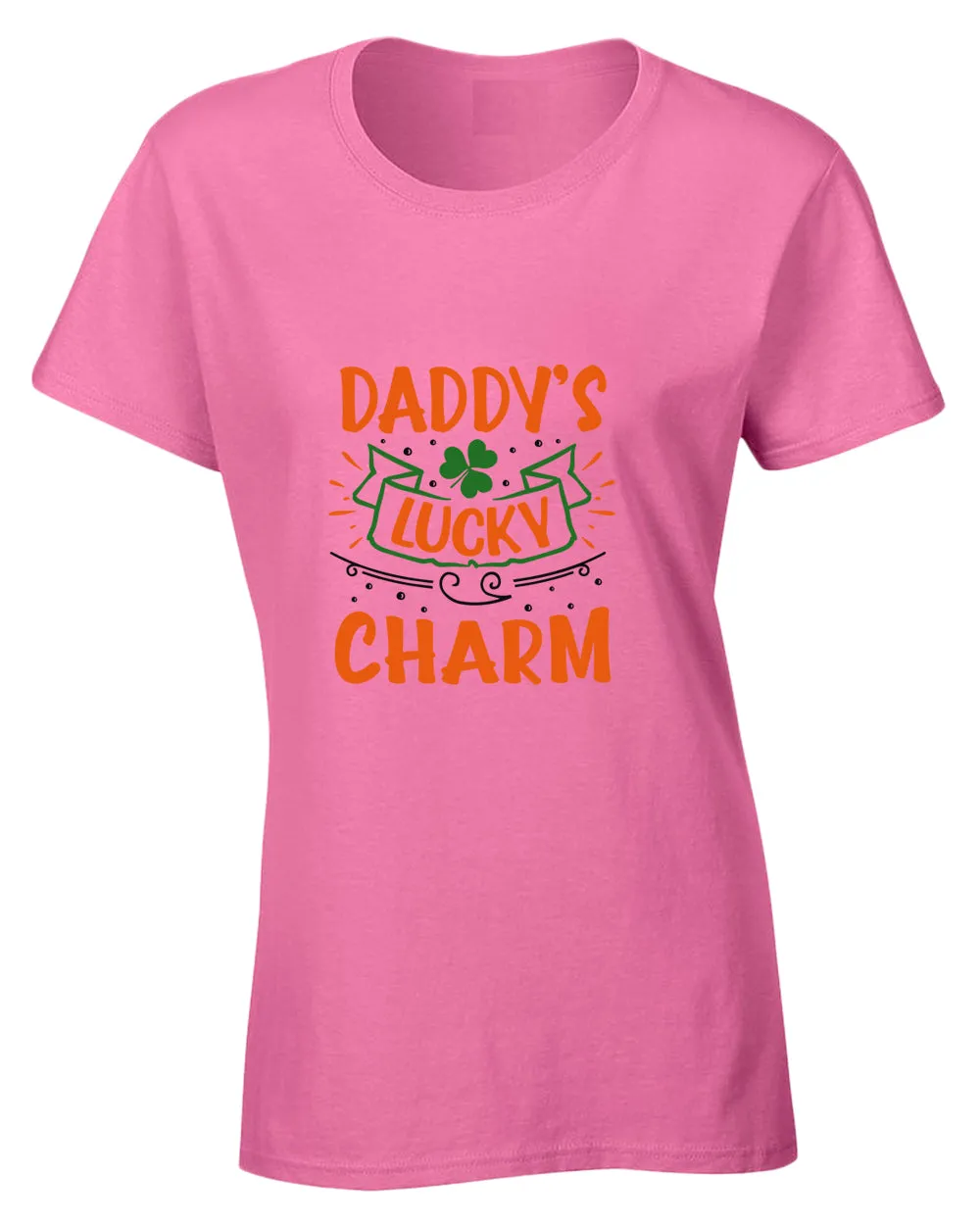 Daddy's lucky charm t-shirt women st patrick's day t-shirt