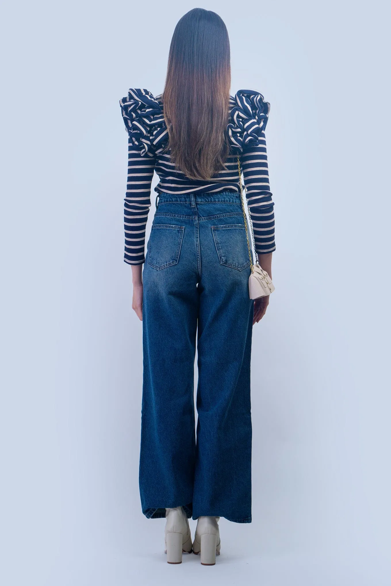 Denim Grommet Jeans