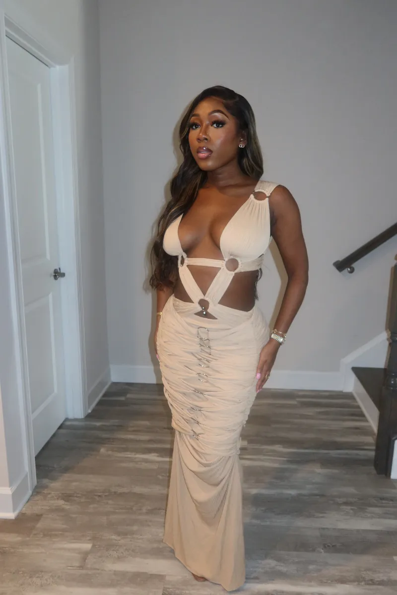 Dera Dress (Nude)