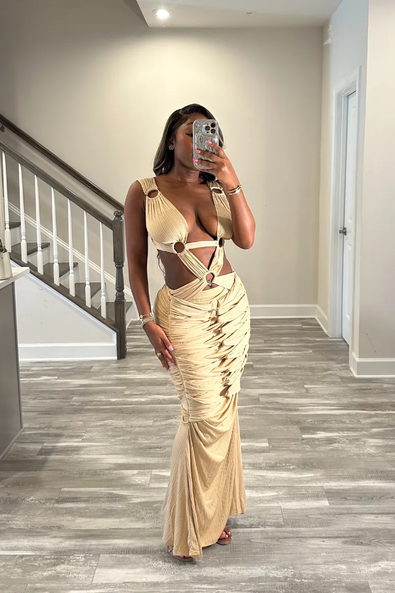 Dera Dress (Nude)