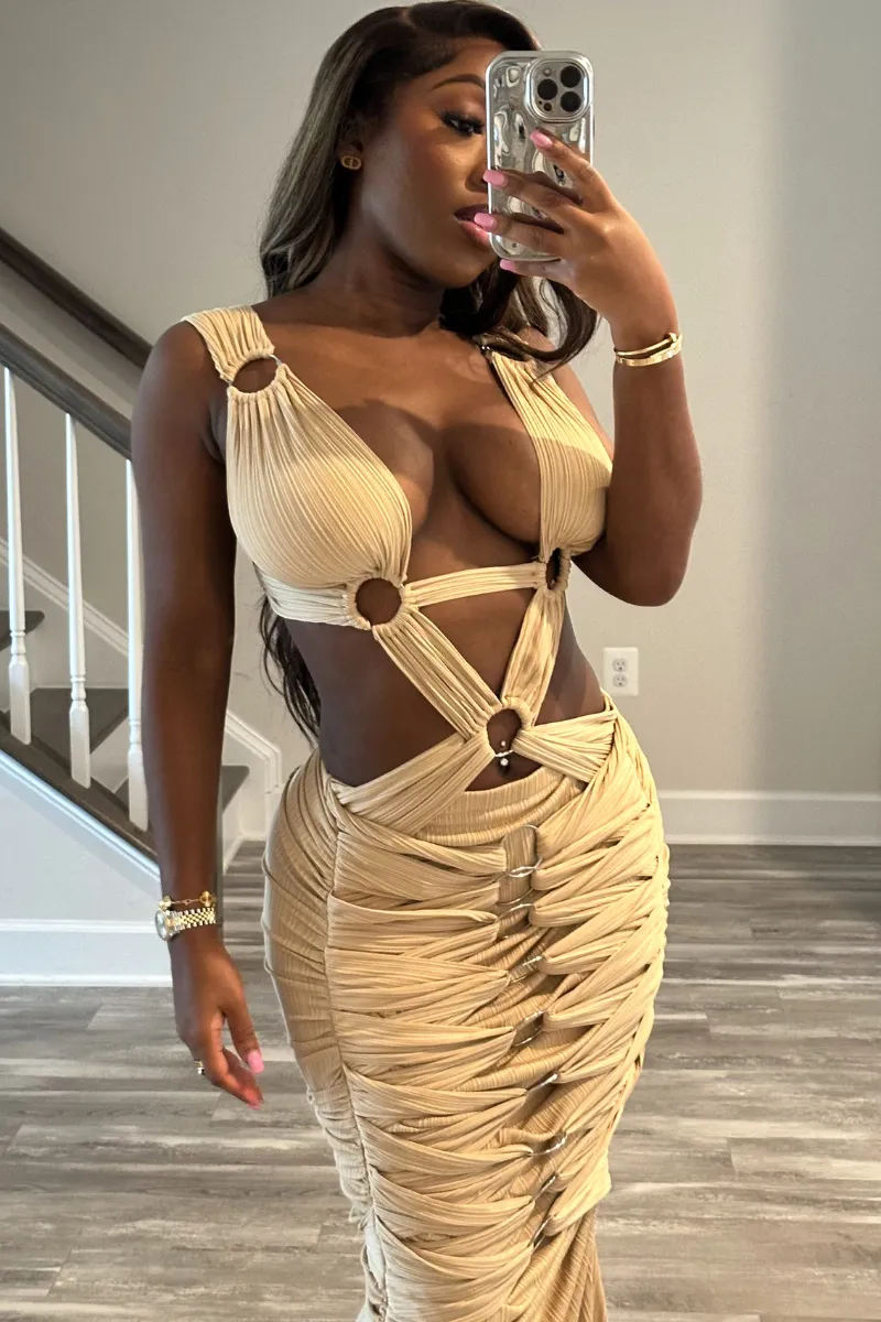 Dera Dress (Nude)
