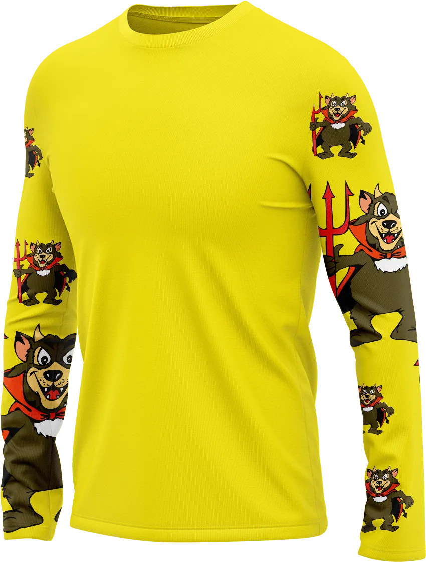 Devil Wears Fungear Rash Shirt Long Sleeve
