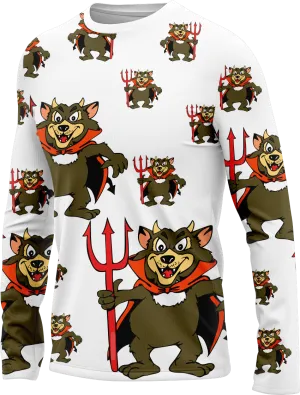 Devil Wears Fungear Rash Shirt Long Sleeve
