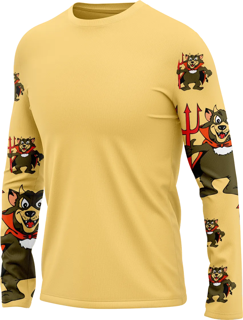 Devil Wears Fungear Rash Shirt Long Sleeve