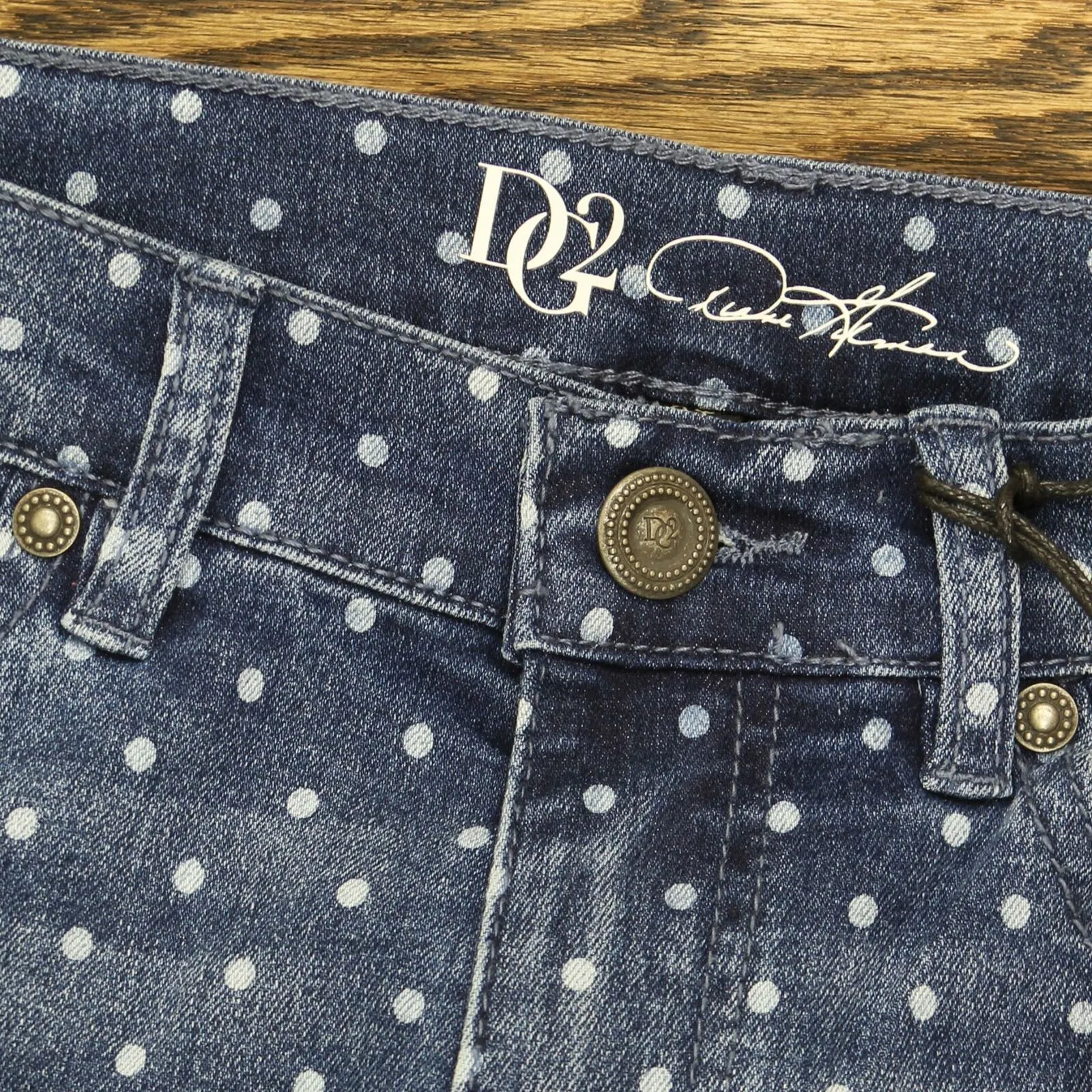 DG2 by Diane Gilman Women's Tall Stretch Embroidered Jeans With Bead Hem