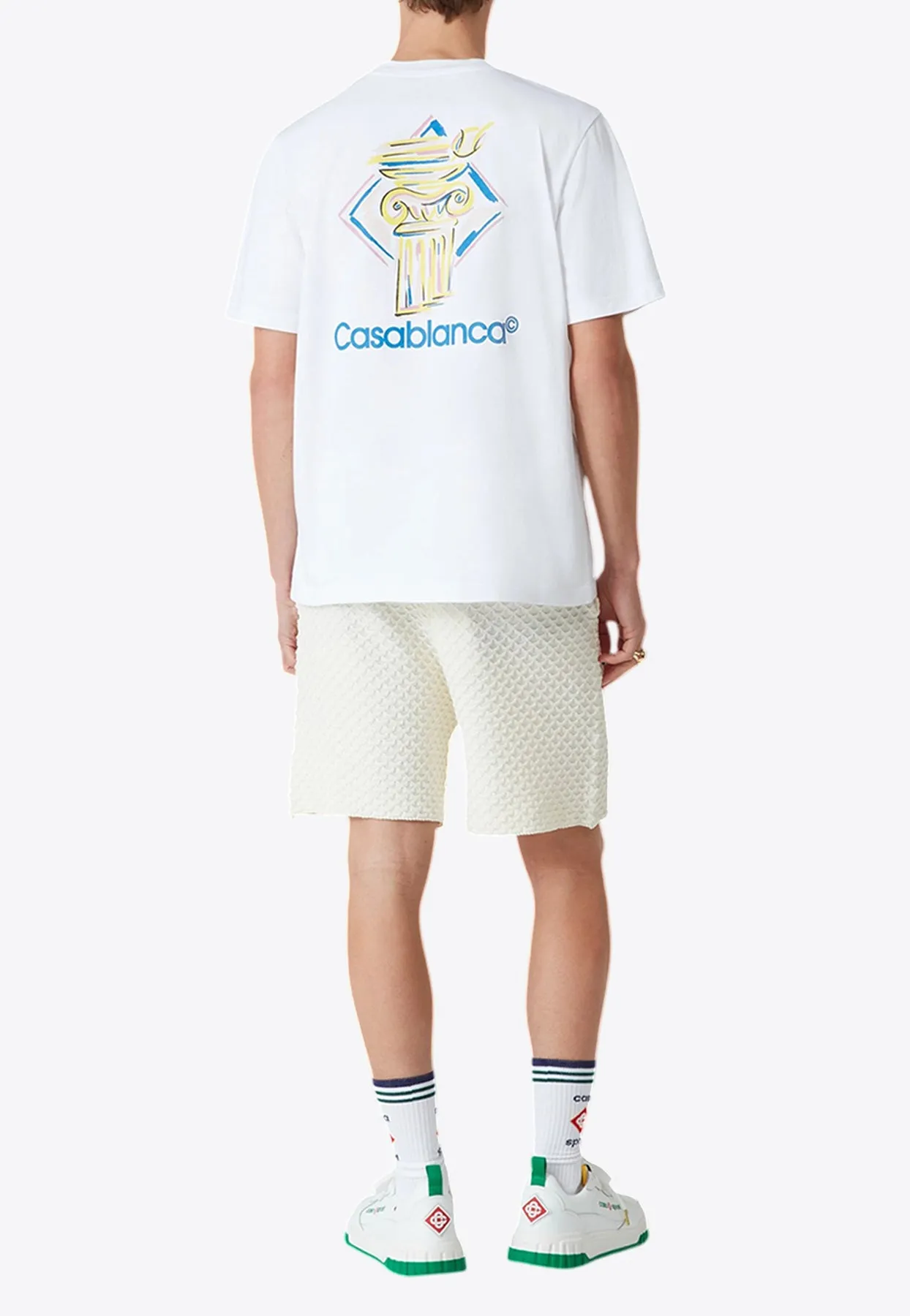 Diamond Column Printed T-shirt