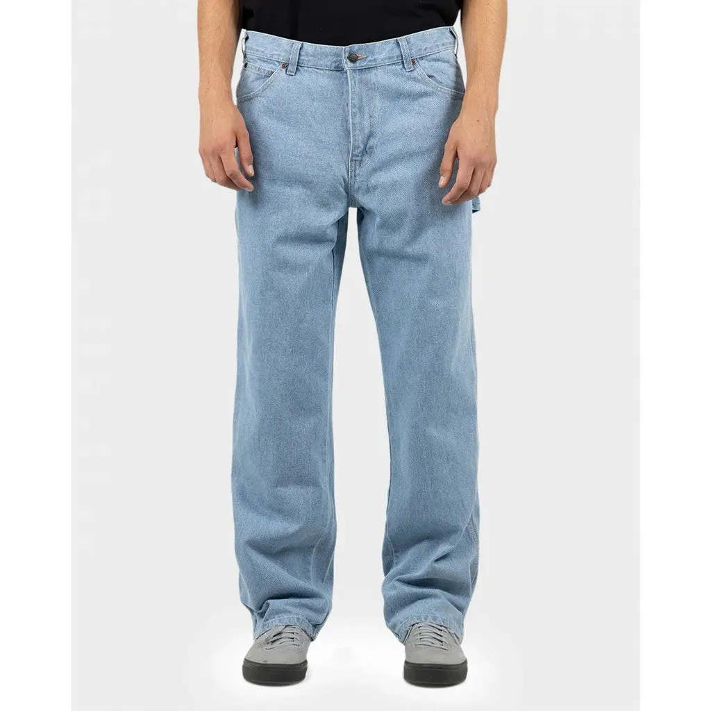 DICKIES RELAXED FIT CARPENTER JEAN - LIGHT INDIGO