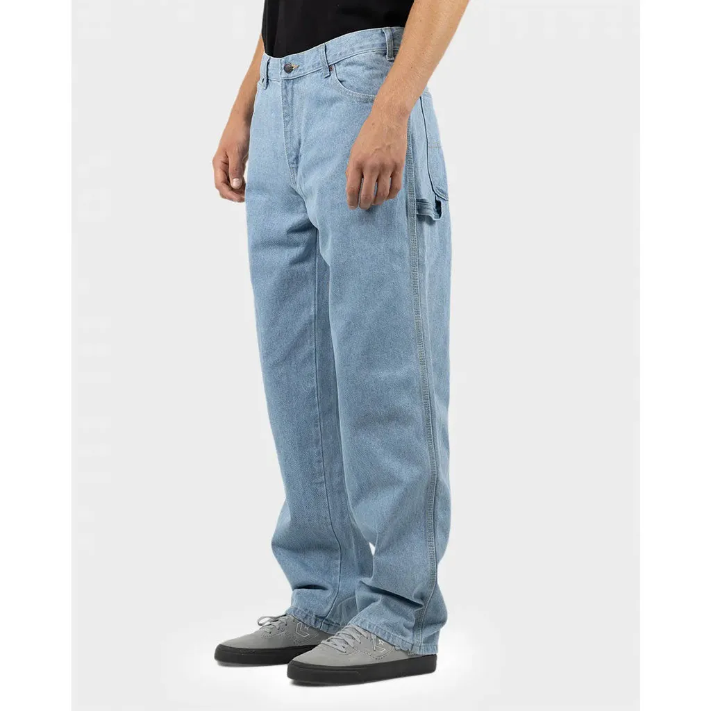 DICKIES RELAXED FIT CARPENTER JEAN - LIGHT INDIGO