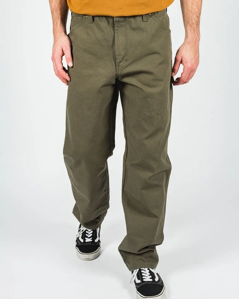 DICKIES RELAXED FIT DUCK JEAN 18" RINSED MOSS