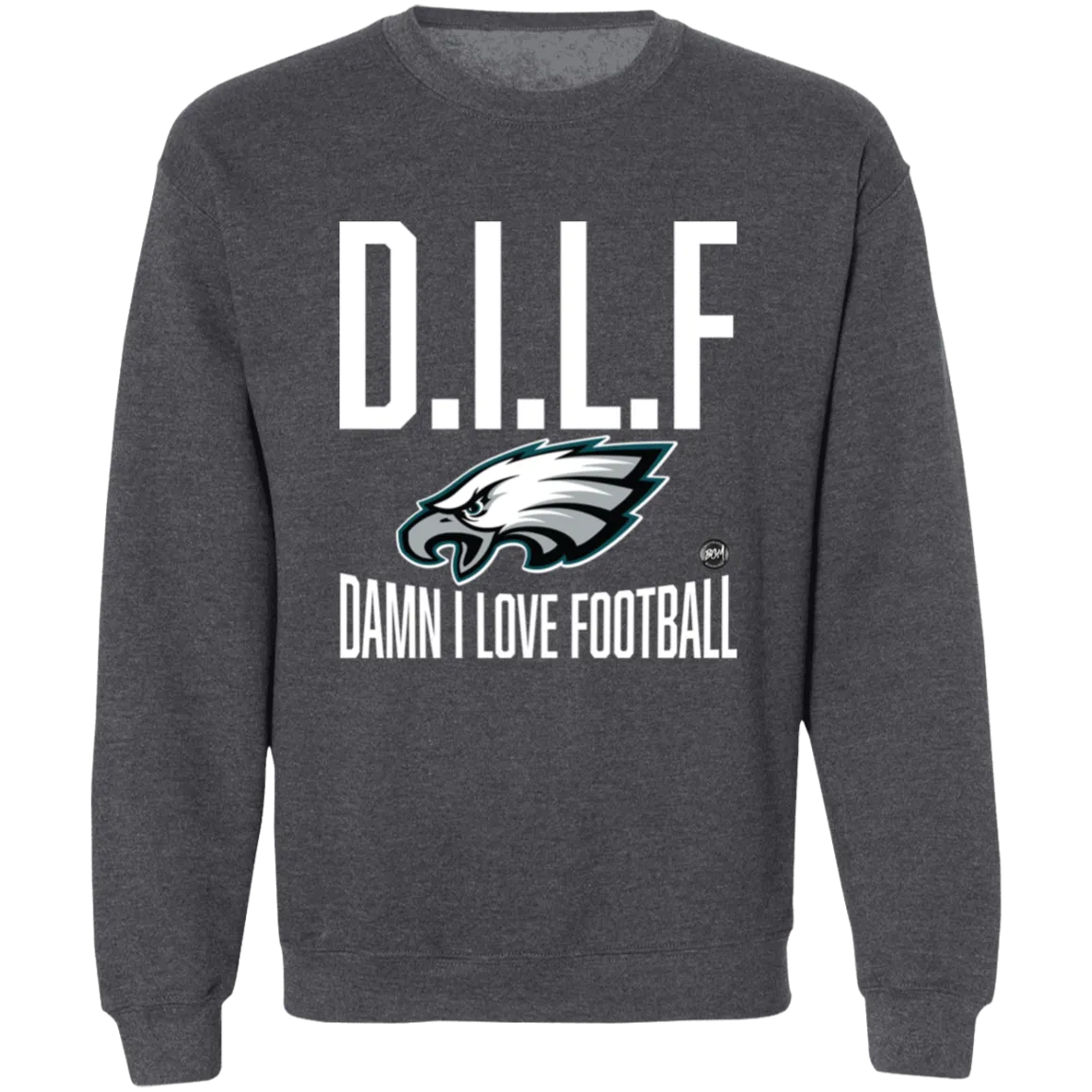 D.I.L.F | Damn I Love Football Crewneck Sweatshirt | www.BleedGreenMafia.com