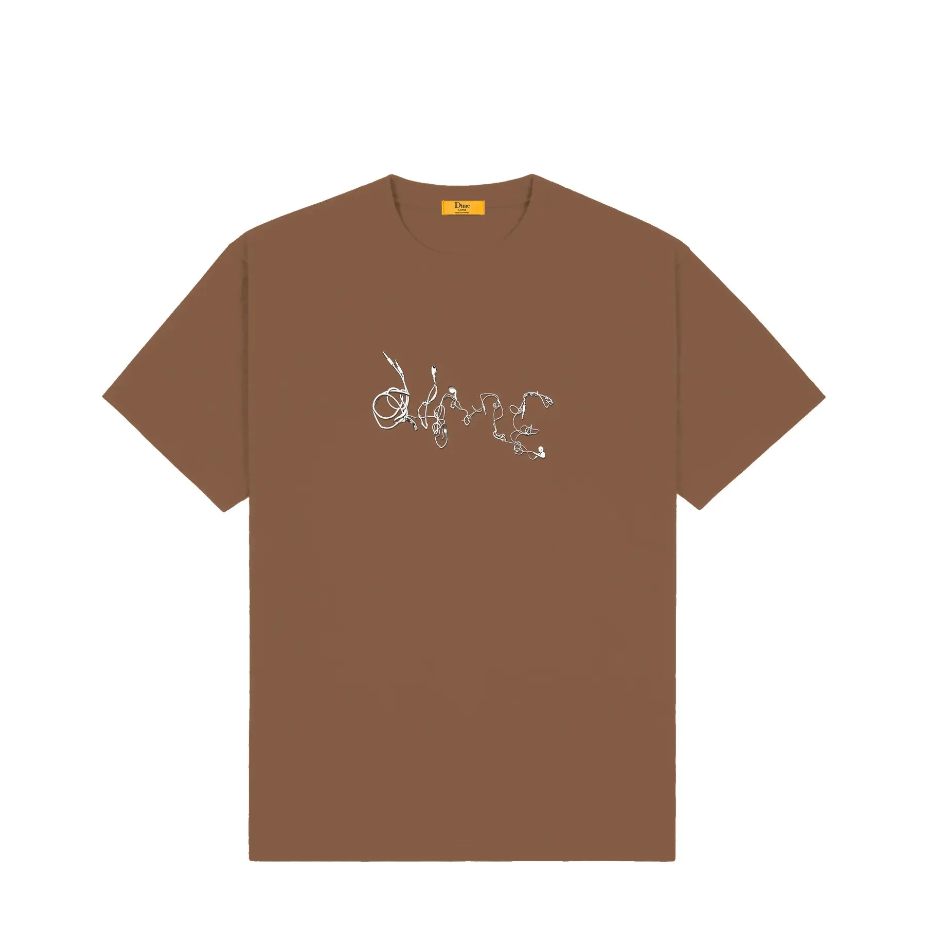 Dime Tangle T-Shirt Brown