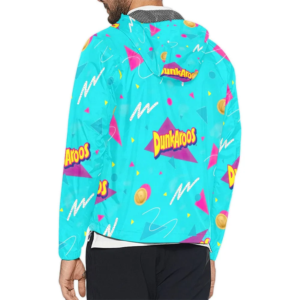Dunkaroos Pattern Unisex All Over Print  Hooded Windbreaker