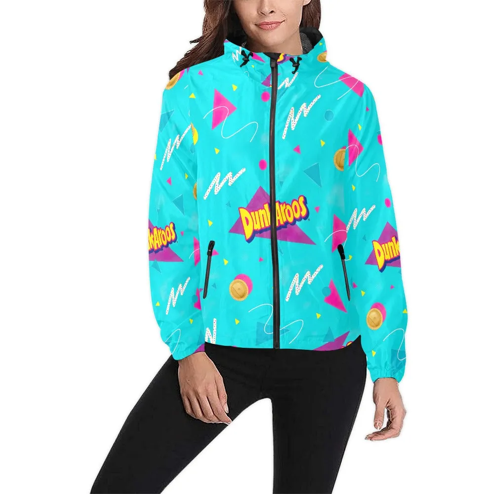 Dunkaroos Pattern Unisex All Over Print  Hooded Windbreaker