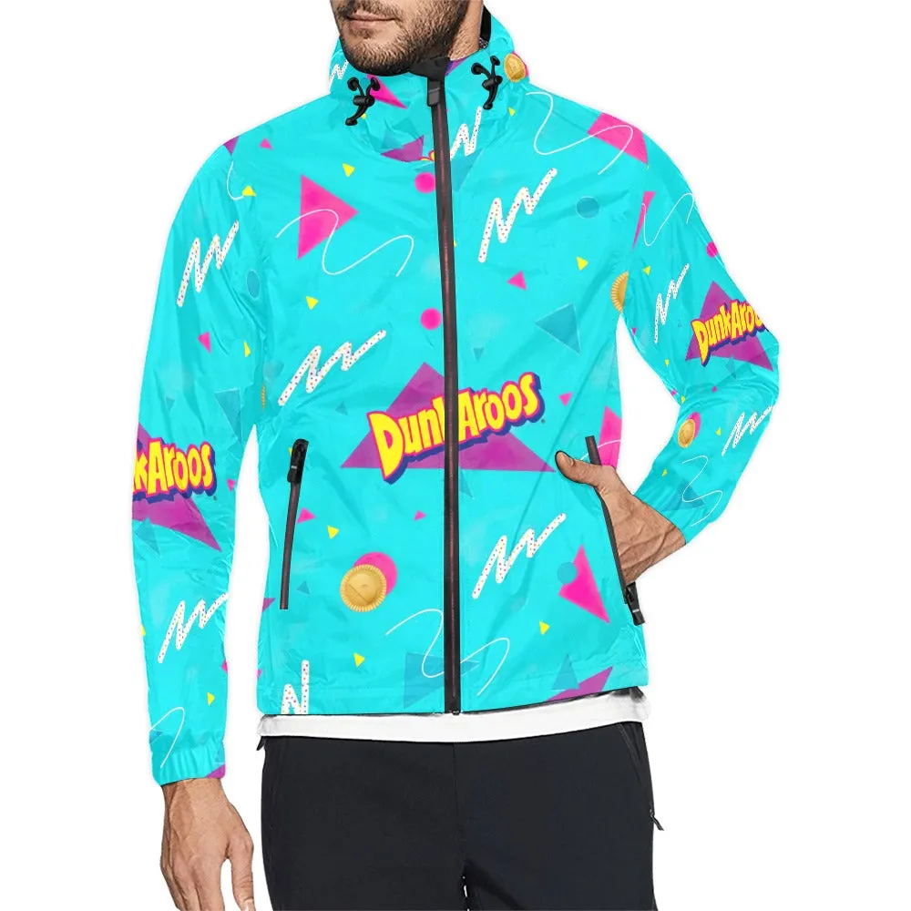 Dunkaroos Pattern Unisex All Over Print  Hooded Windbreaker