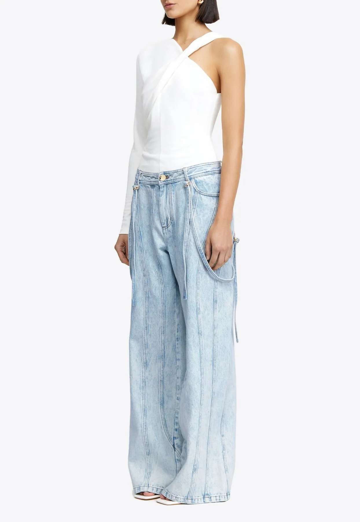 Eagleton Wide-Leg Jeans