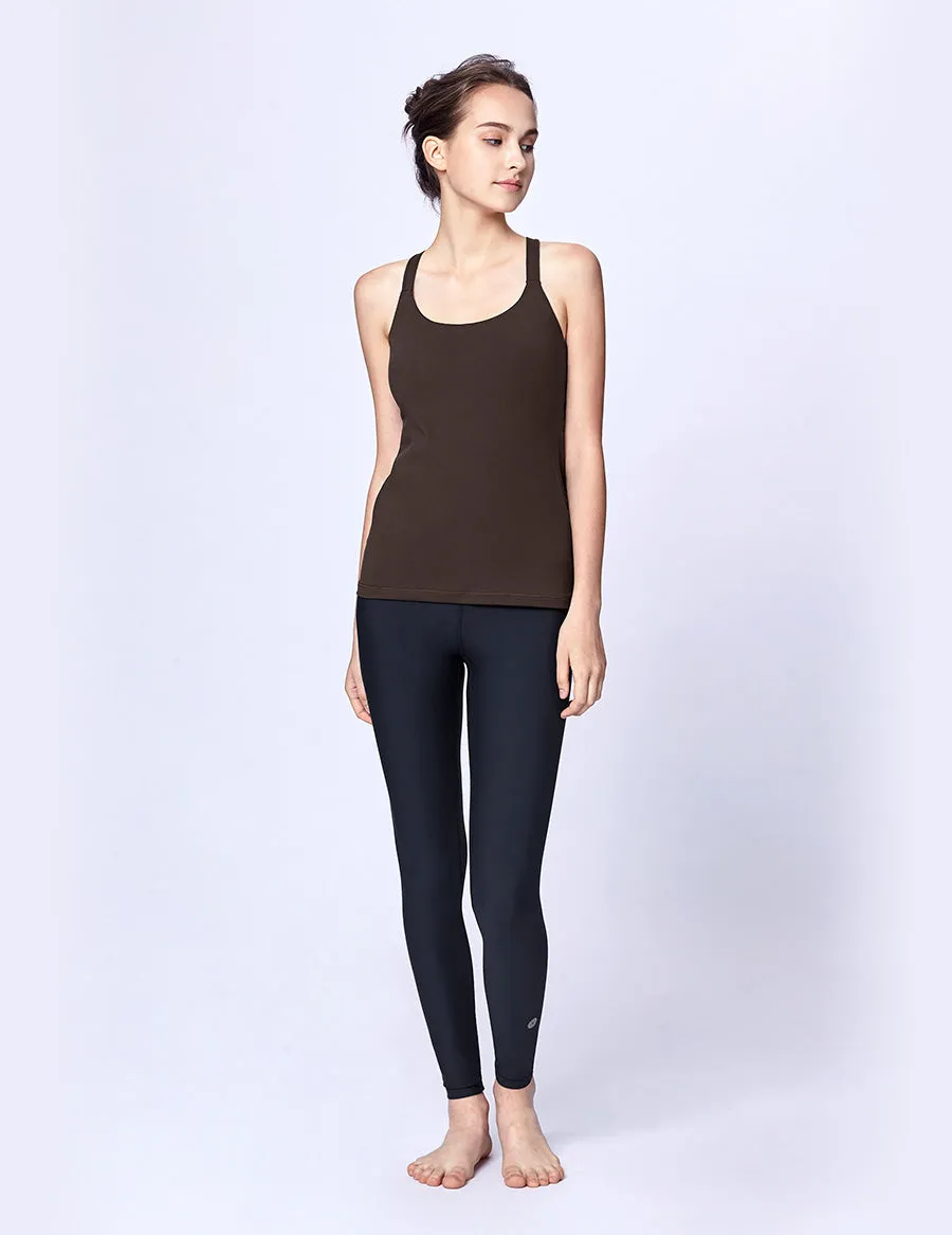 easyoga LA-VEDA Ethereal Chummy Core  Tight - B04 Navy