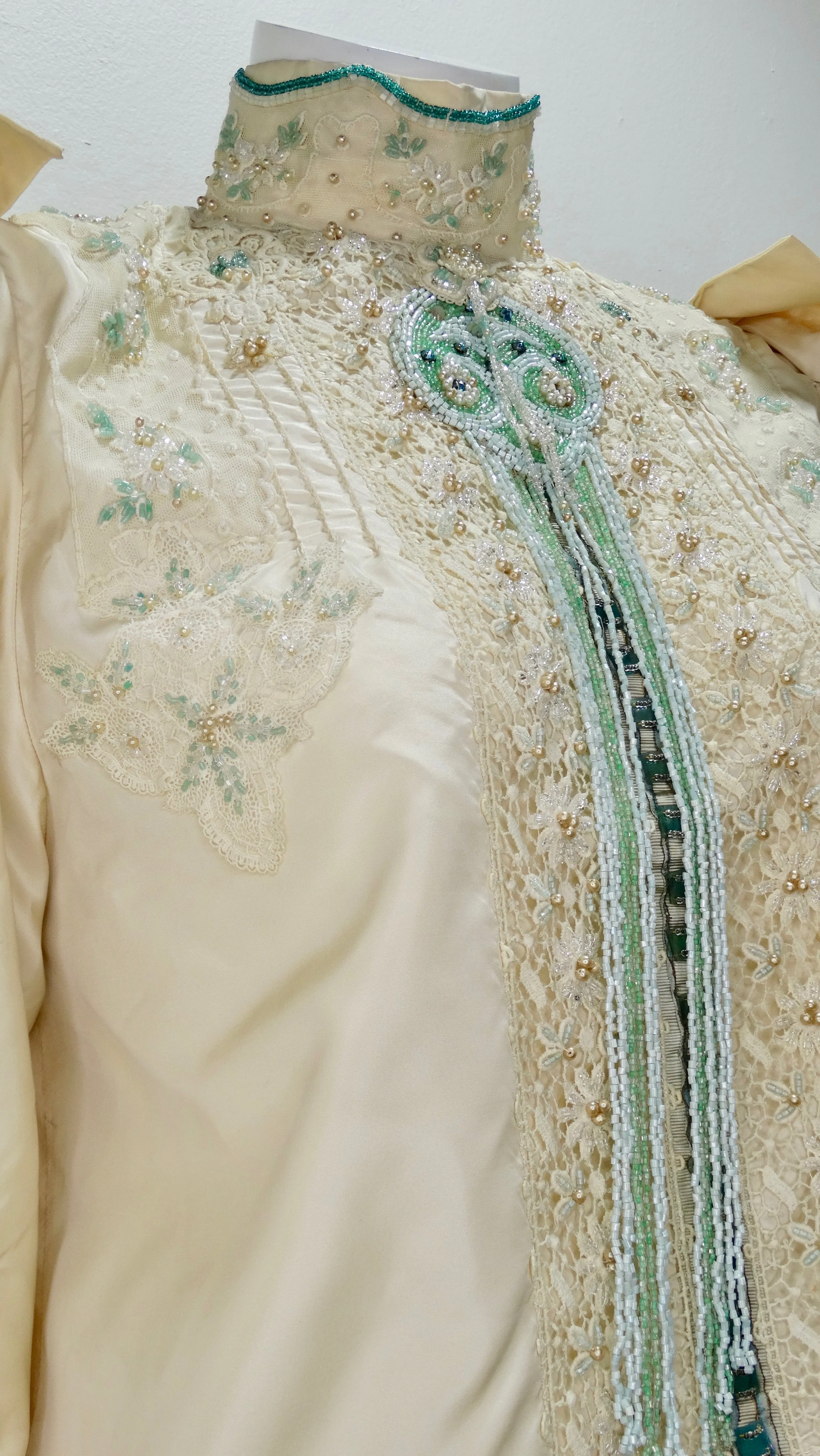 Eavis & Brown Embellished Victorian Silk Blouse