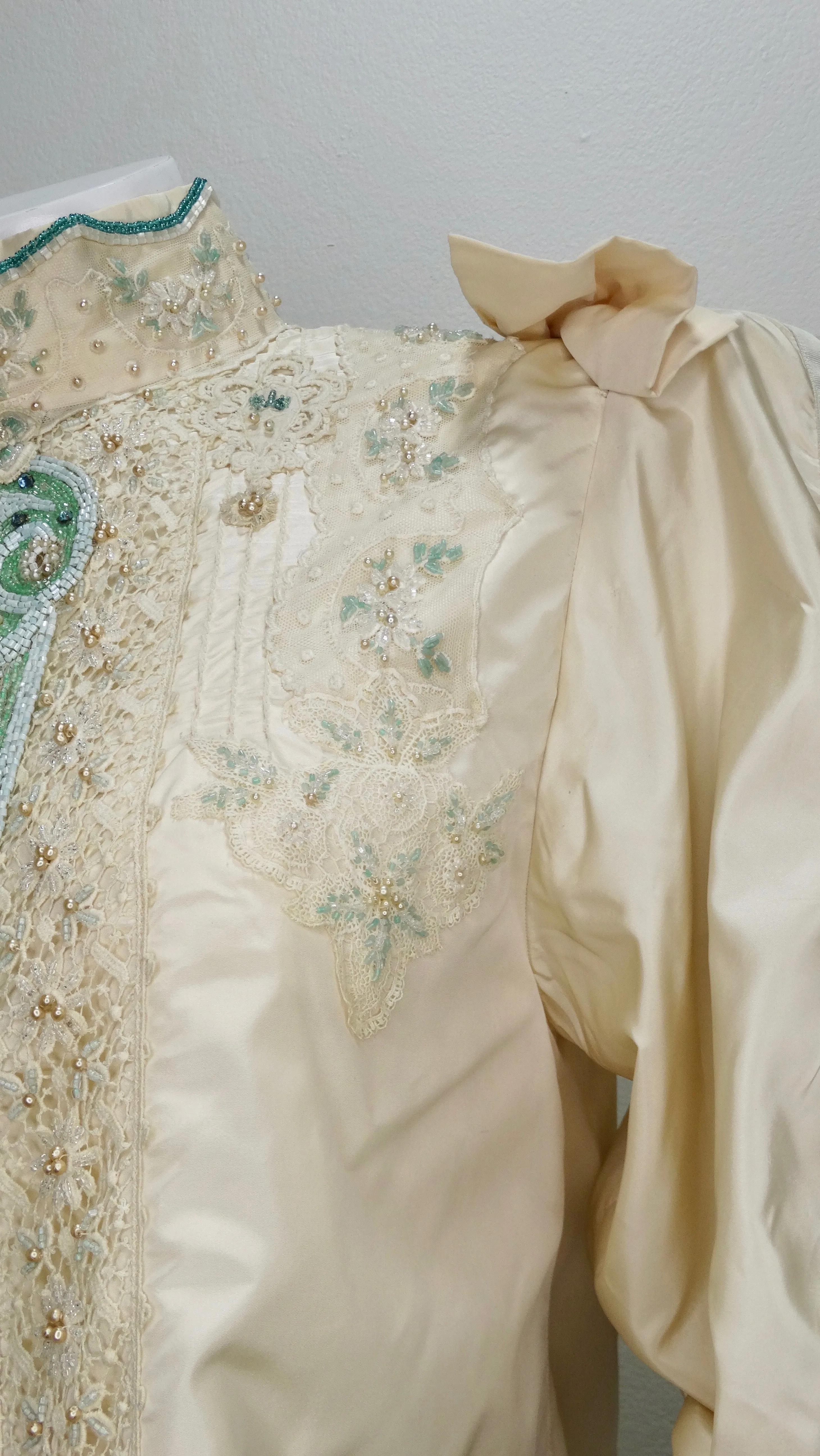 Eavis & Brown Embellished Victorian Silk Blouse
