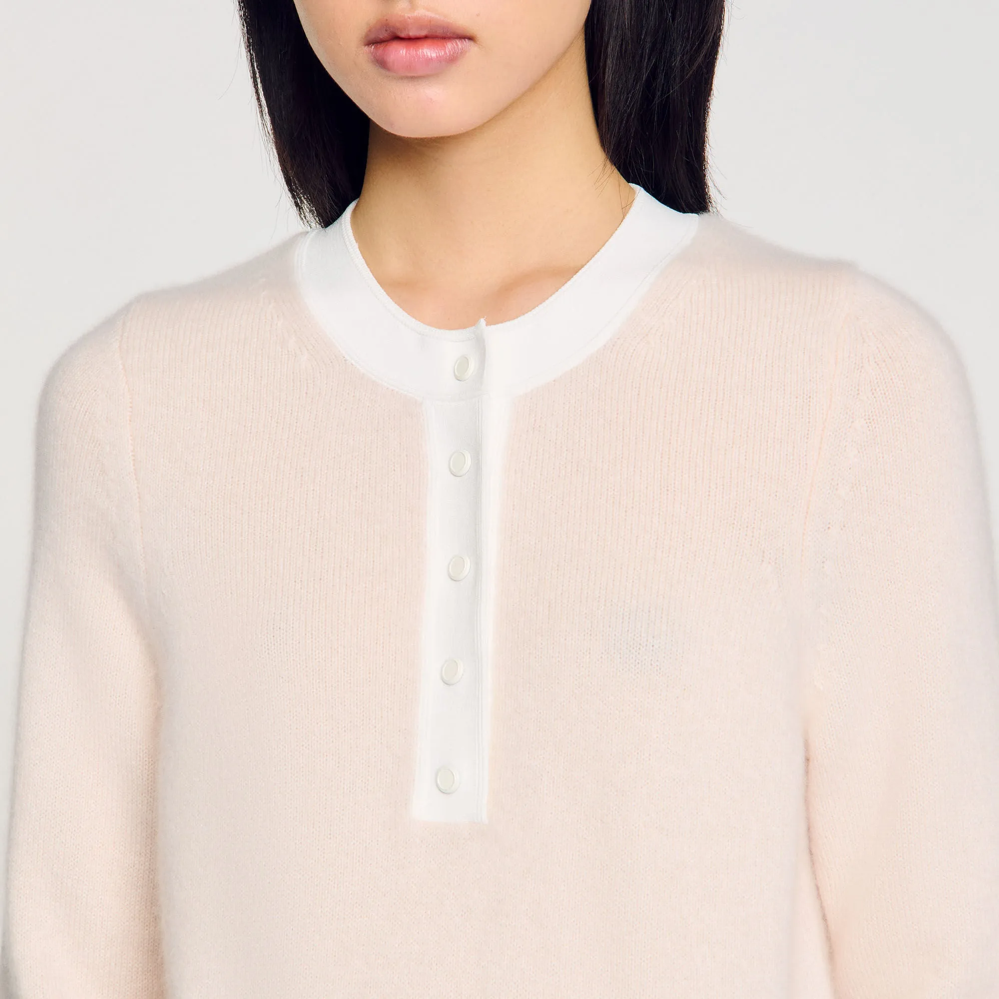 Edouard Wool And Cashmere Jumper Nude