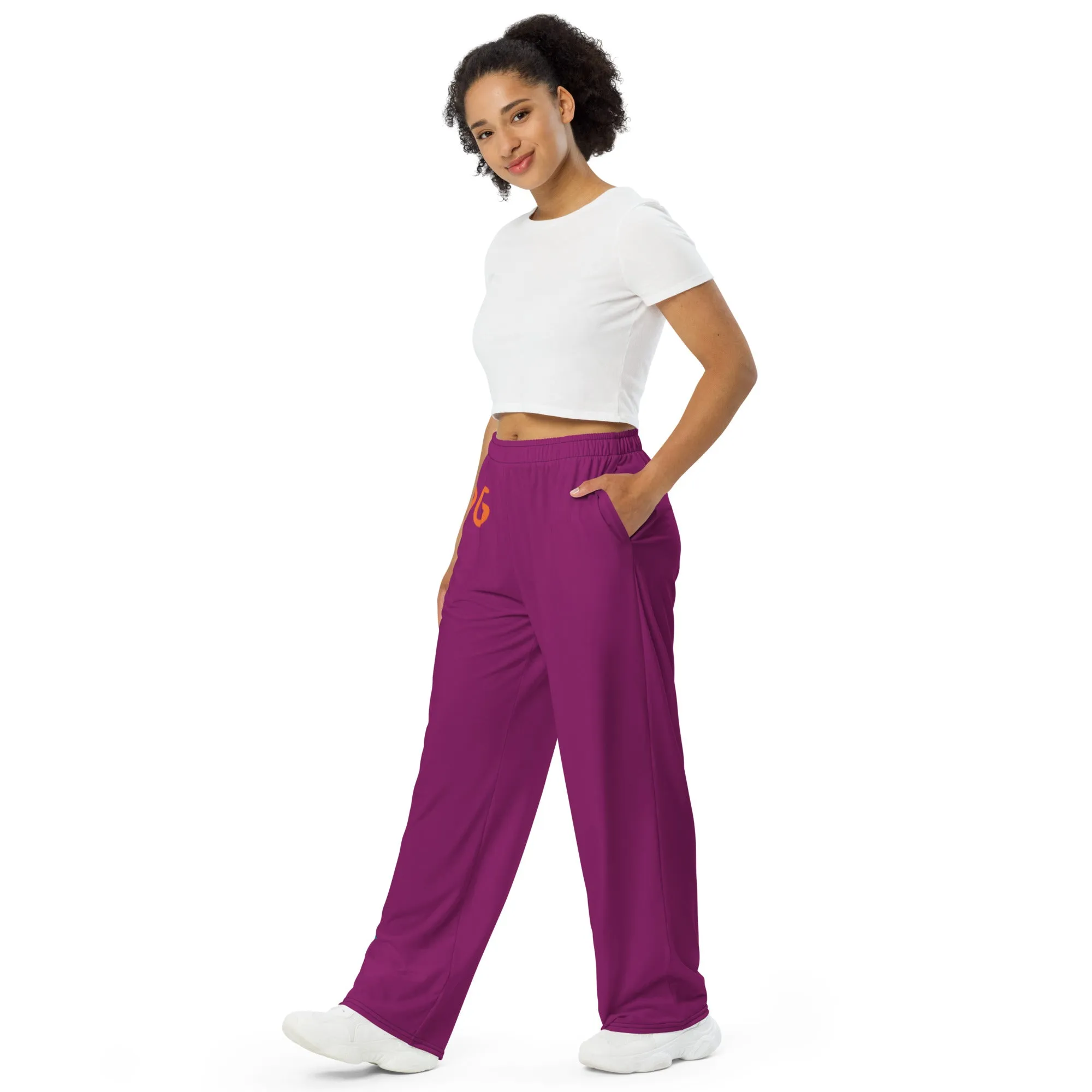 Eggplant Unisex Pants- OG Hippie Chick