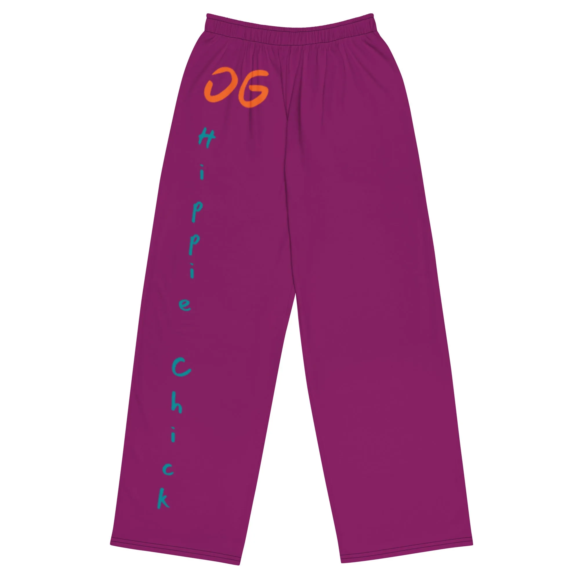 Eggplant Unisex Pants- OG Hippie Chick