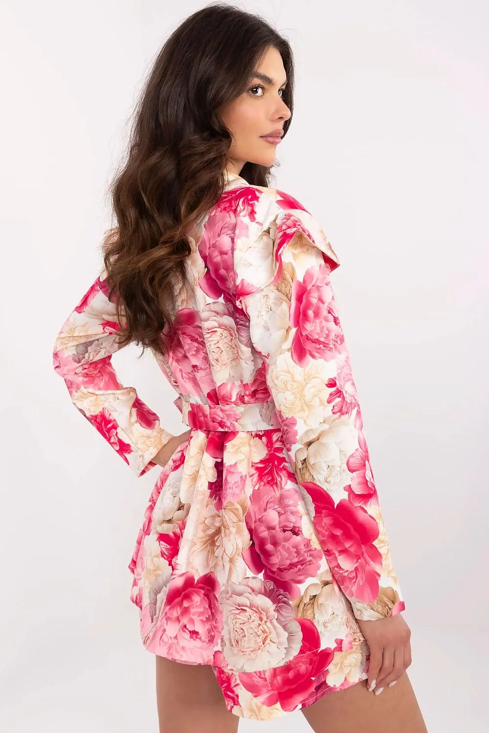 Elegant floral print women's jumpsuit
