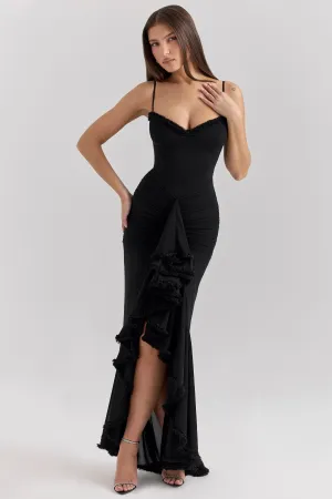 ELOWEN MAXI DRESS - BLACK