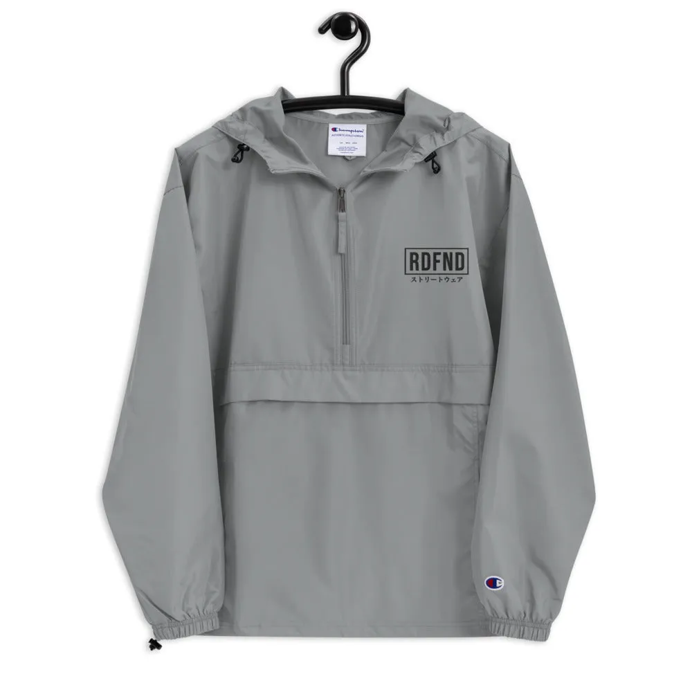 Embroidered Graphite Champion Jacket