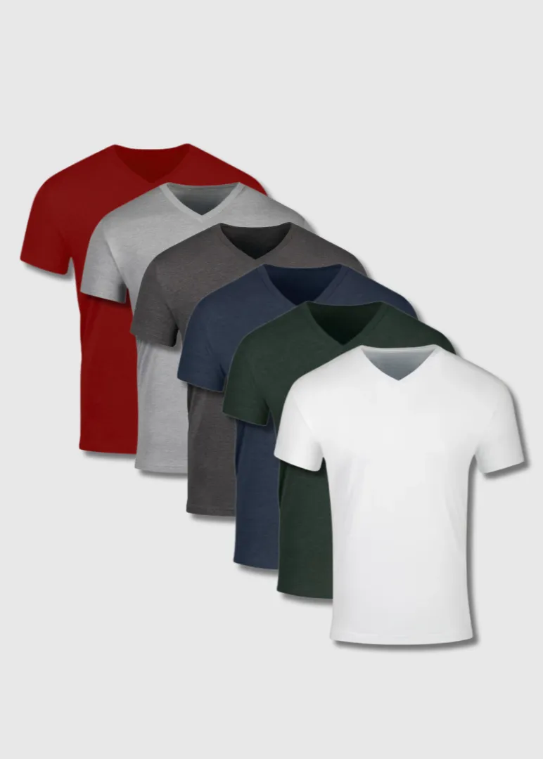 Essential Wardrobe V-Neck 6-Pack
