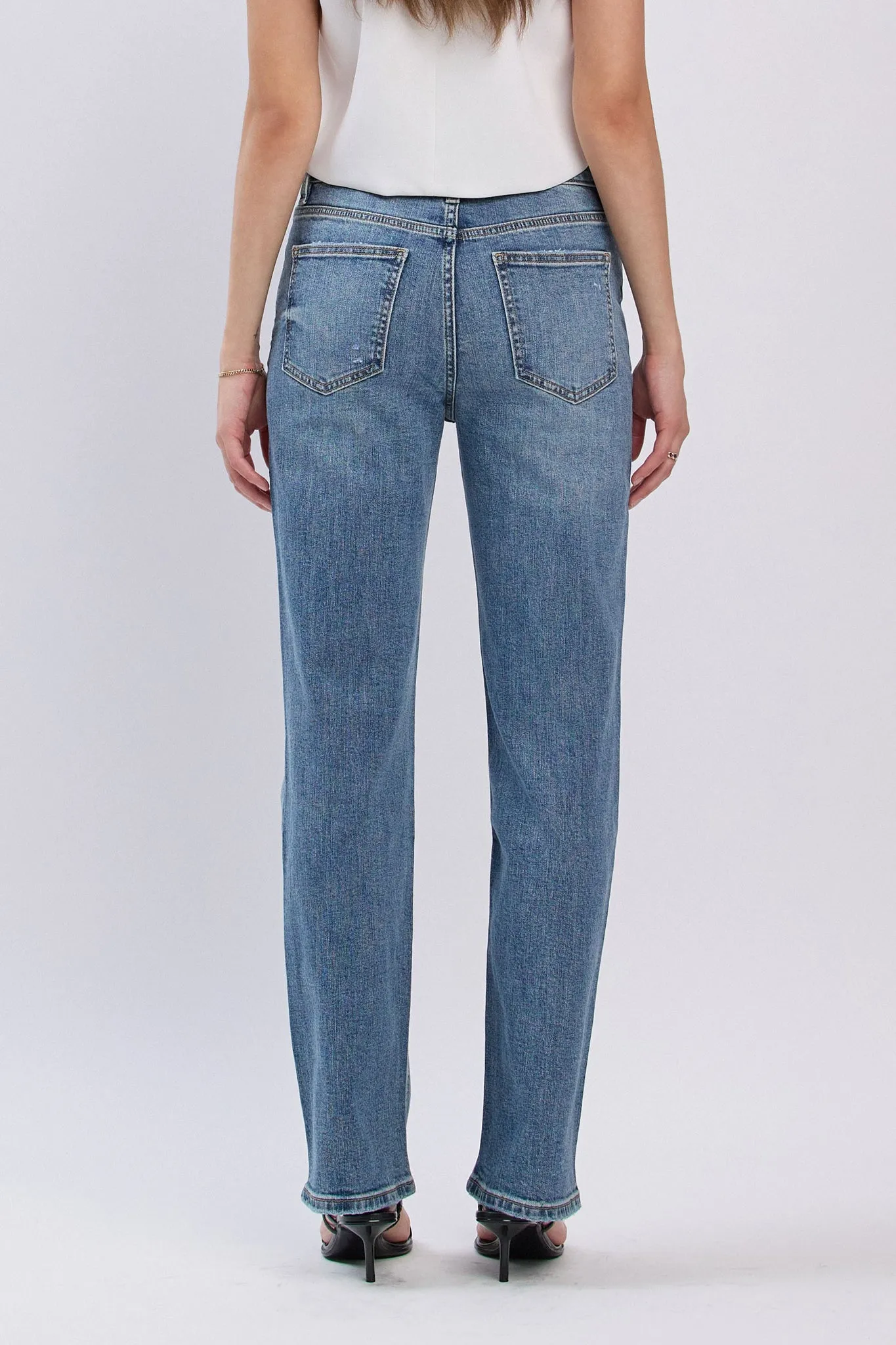 Eunina Codi Dad Jeans in Mesquite