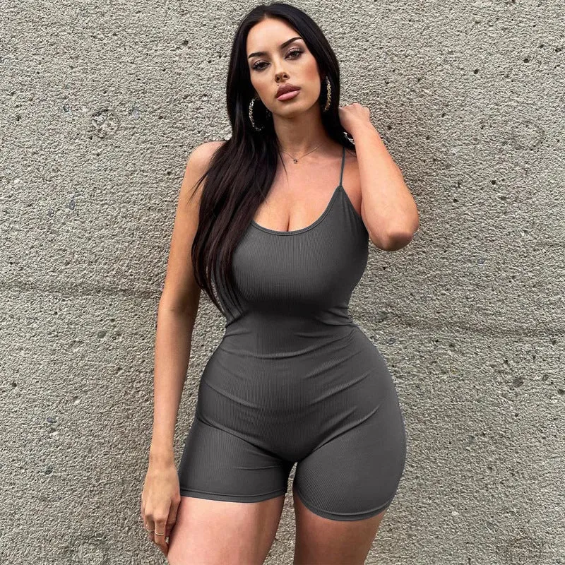 European And American-Style2023Summer New Women's Cross Lace Sexy Backless Slim Fit Jumpsuit Women's Wholesale Delivery