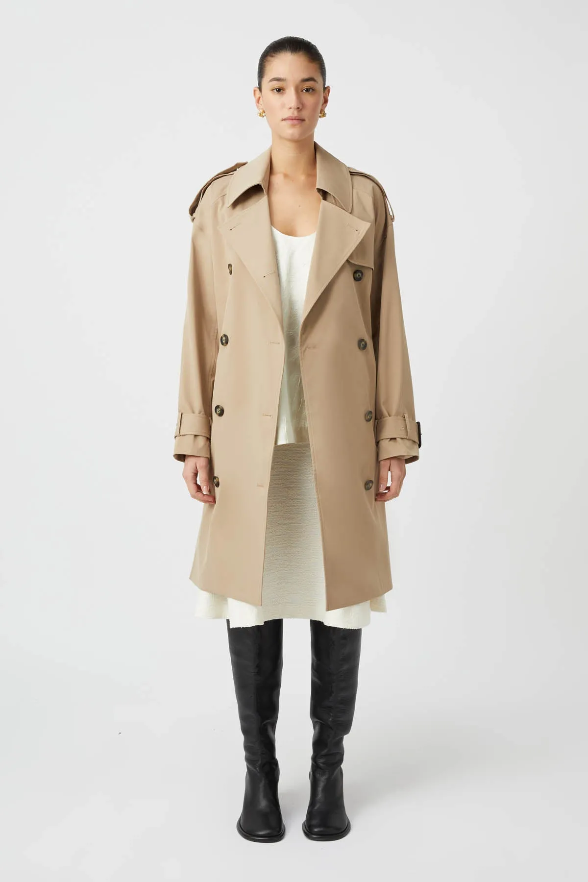 Evans Classic Knee Length Trench