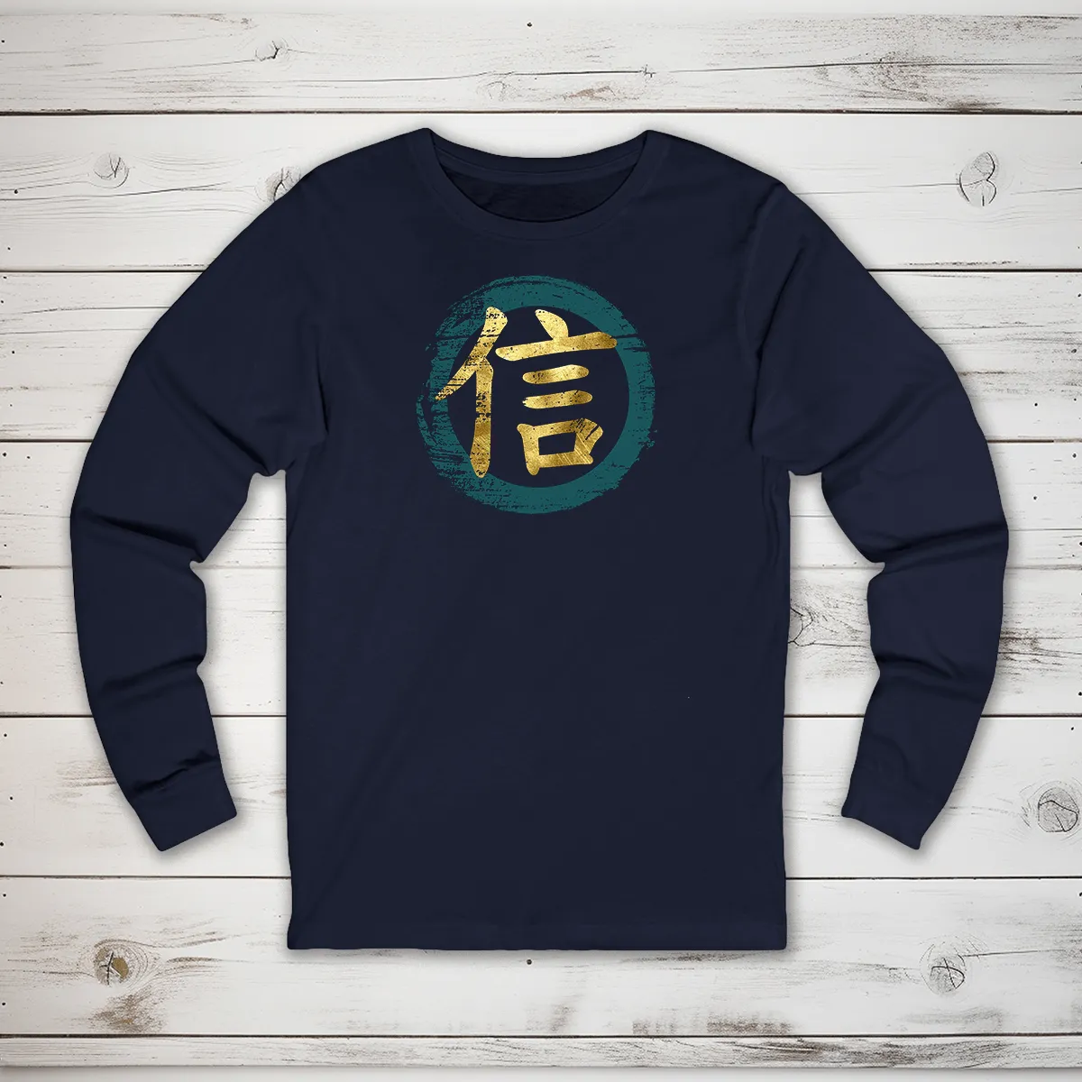 Faith Kanji Long Sleeve T-Shirt