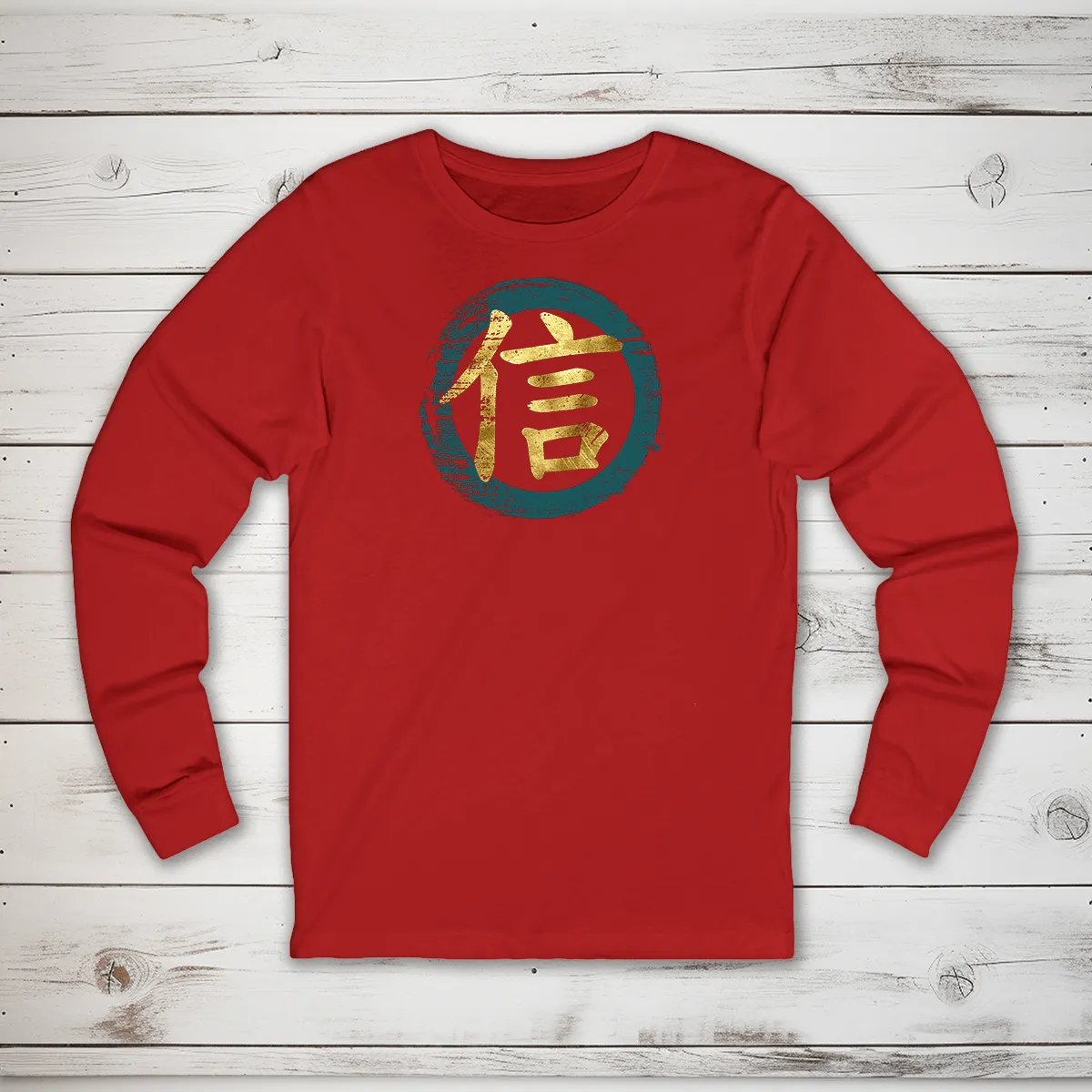 Faith Kanji Long Sleeve T-Shirt