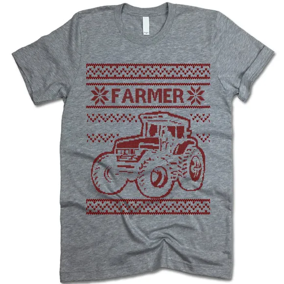 Farmer Christmas T Shirt