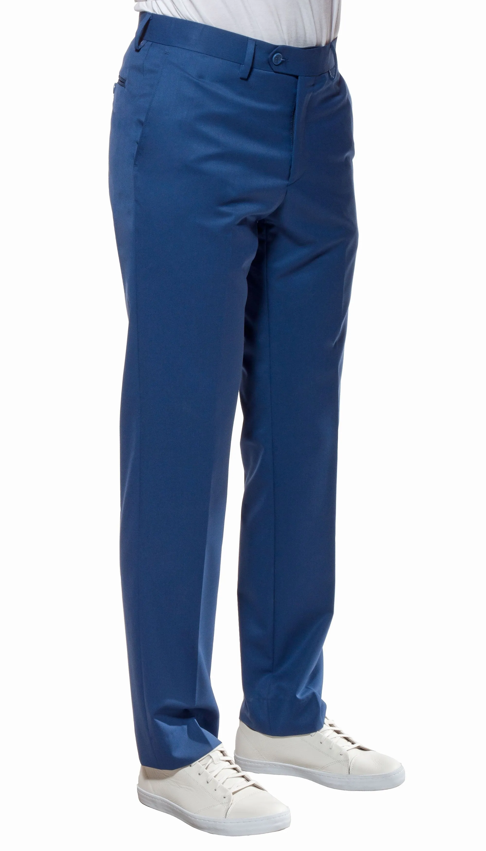 Ferrecci Mens Savannah Indigo Slim Fit Three Piece Suit