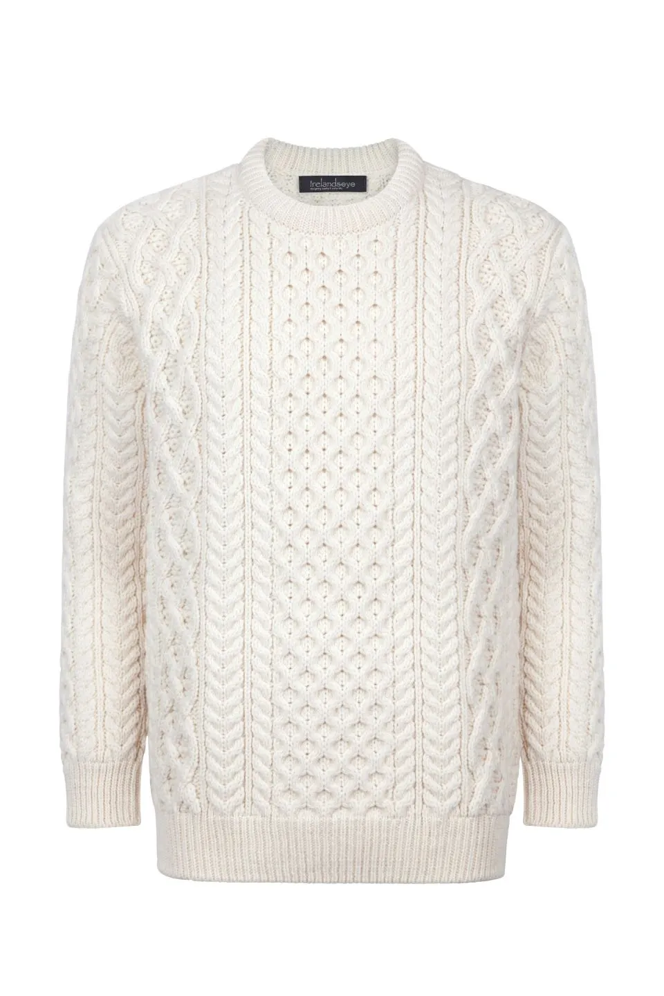 Fisherman Gents Cable Aran Crew