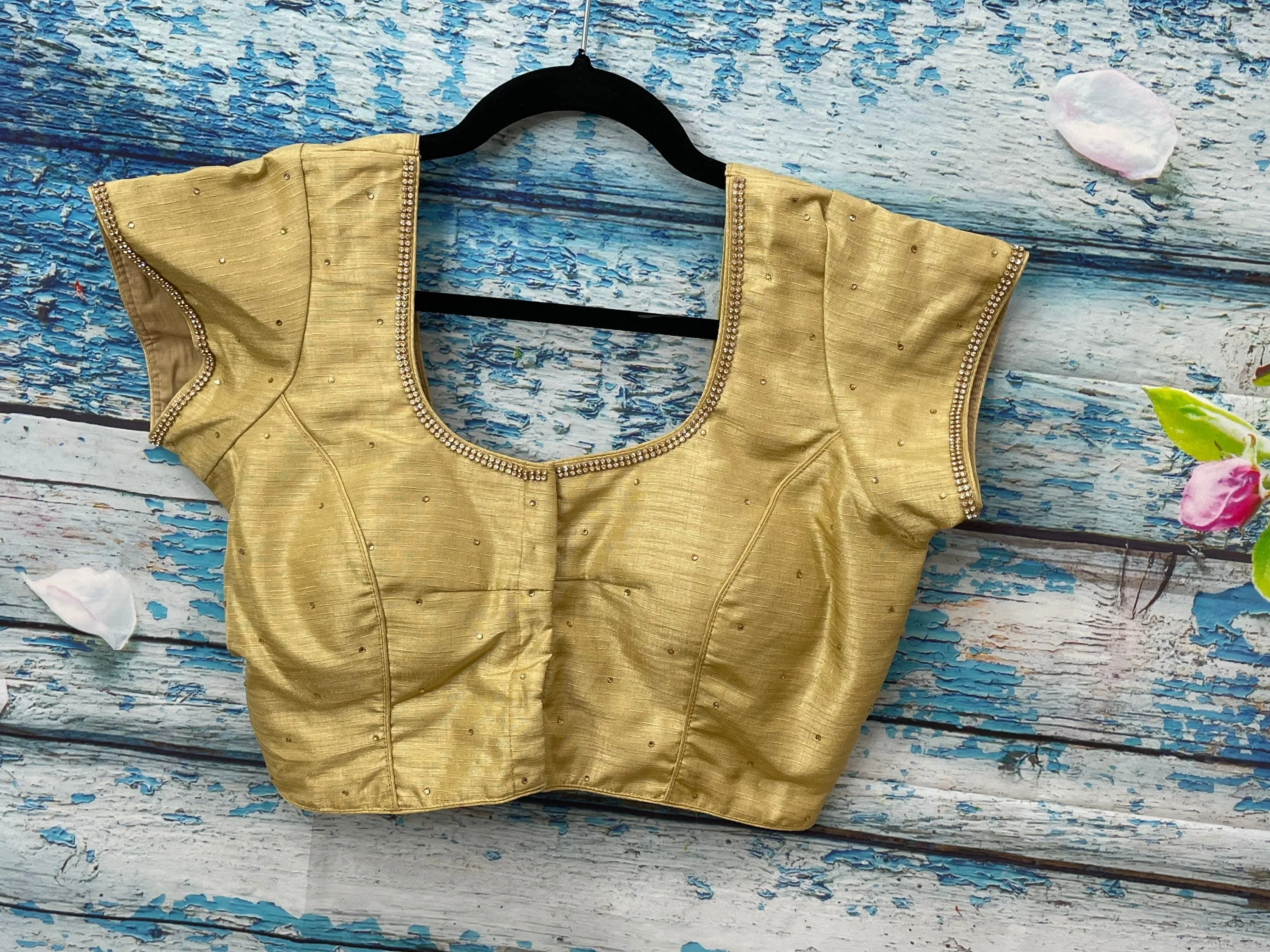 Floral Blouse| Saree Blouse |hand Work Blouse | stitched Blouse| Bollywood Blouse | cocktail Blouse | HoneyBee Handlooms