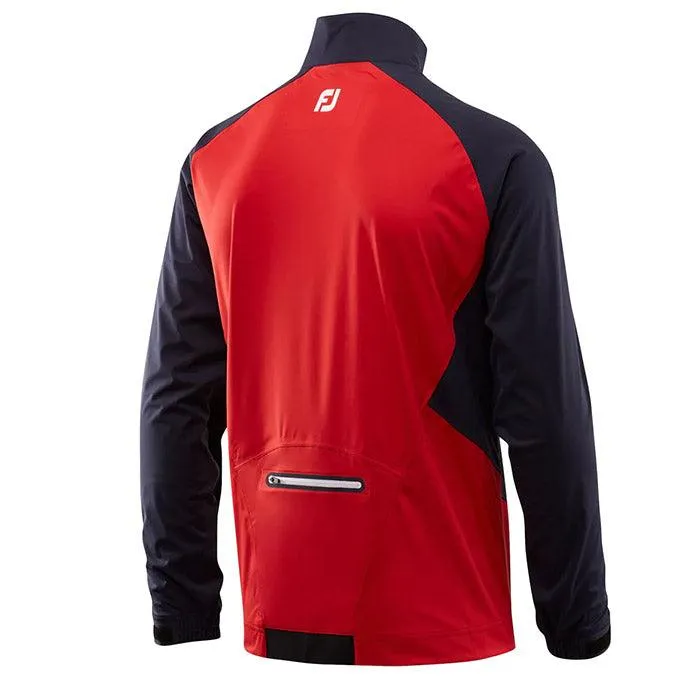 FootJoy FJ HydroKnit Rain Pullover XXL Red/Navy (23781)-Previous Seaso