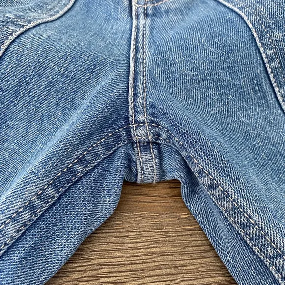 Frank And Oak Jeans Women 30 Blue Relaxed Taper Fit Utility Carpenter Gorpcore