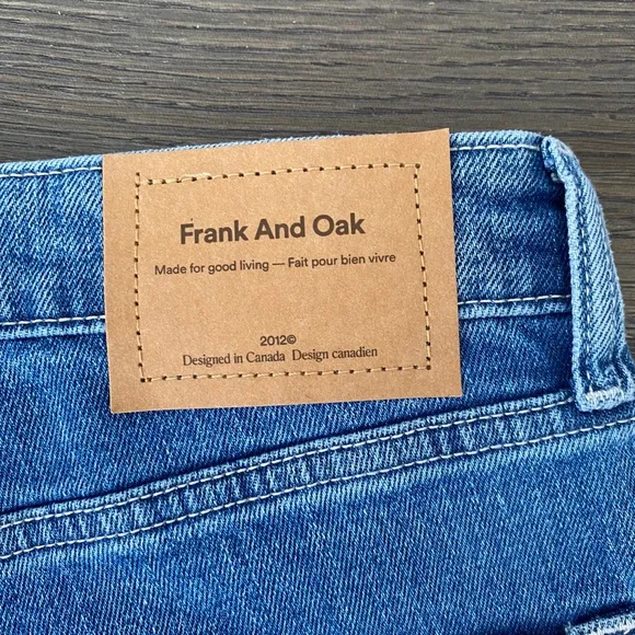 Frank And Oak Jeans Women 30 Blue Relaxed Taper Fit Utility Carpenter Gorpcore